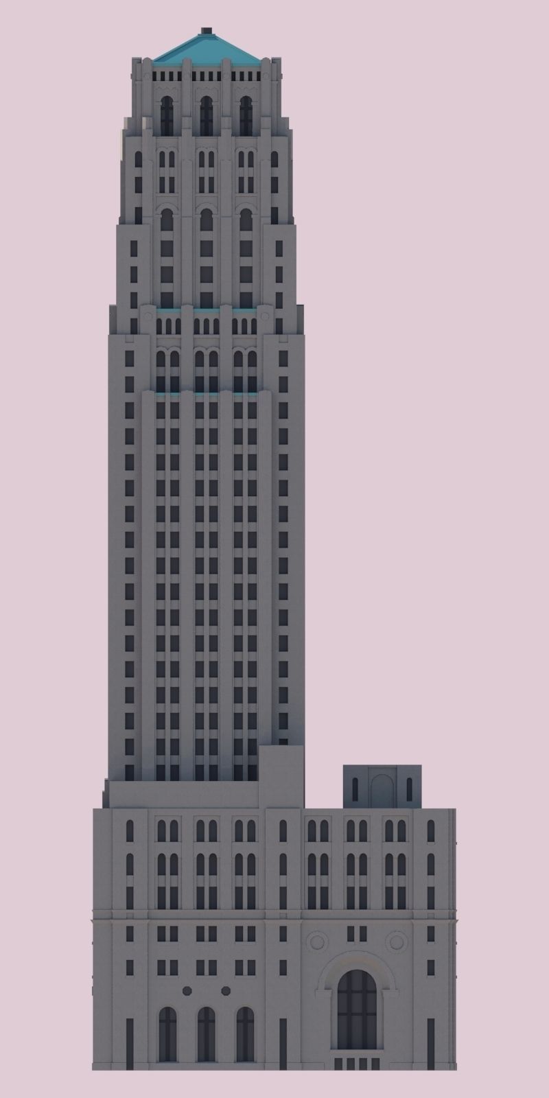 Commerce Court North 3D print model_3