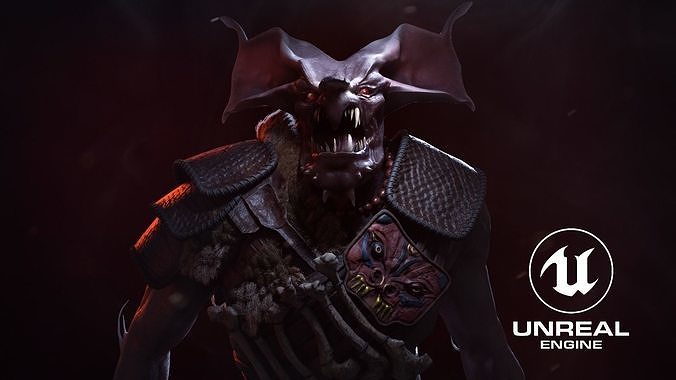 Scary creature 3D model