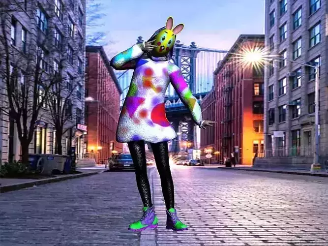 Surprised Bunny The Street Clowns member