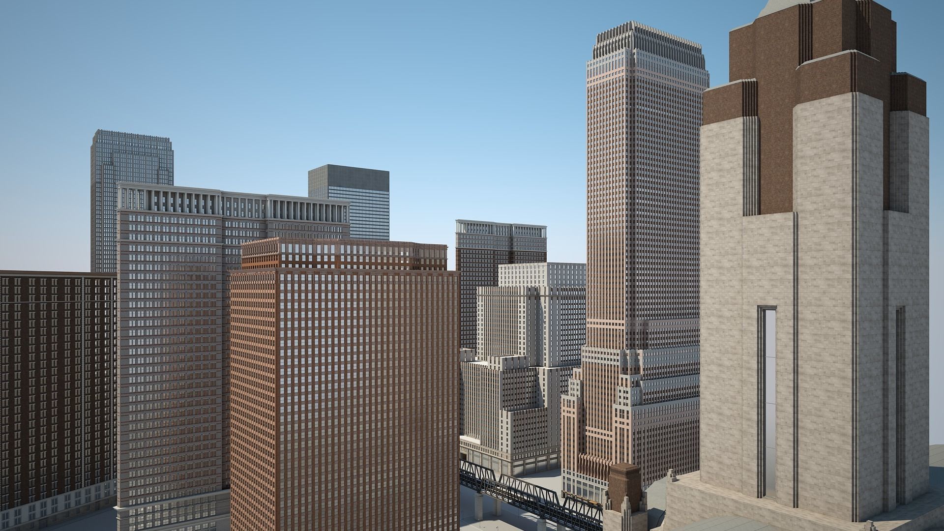 Modern Metropolis 3D model_7