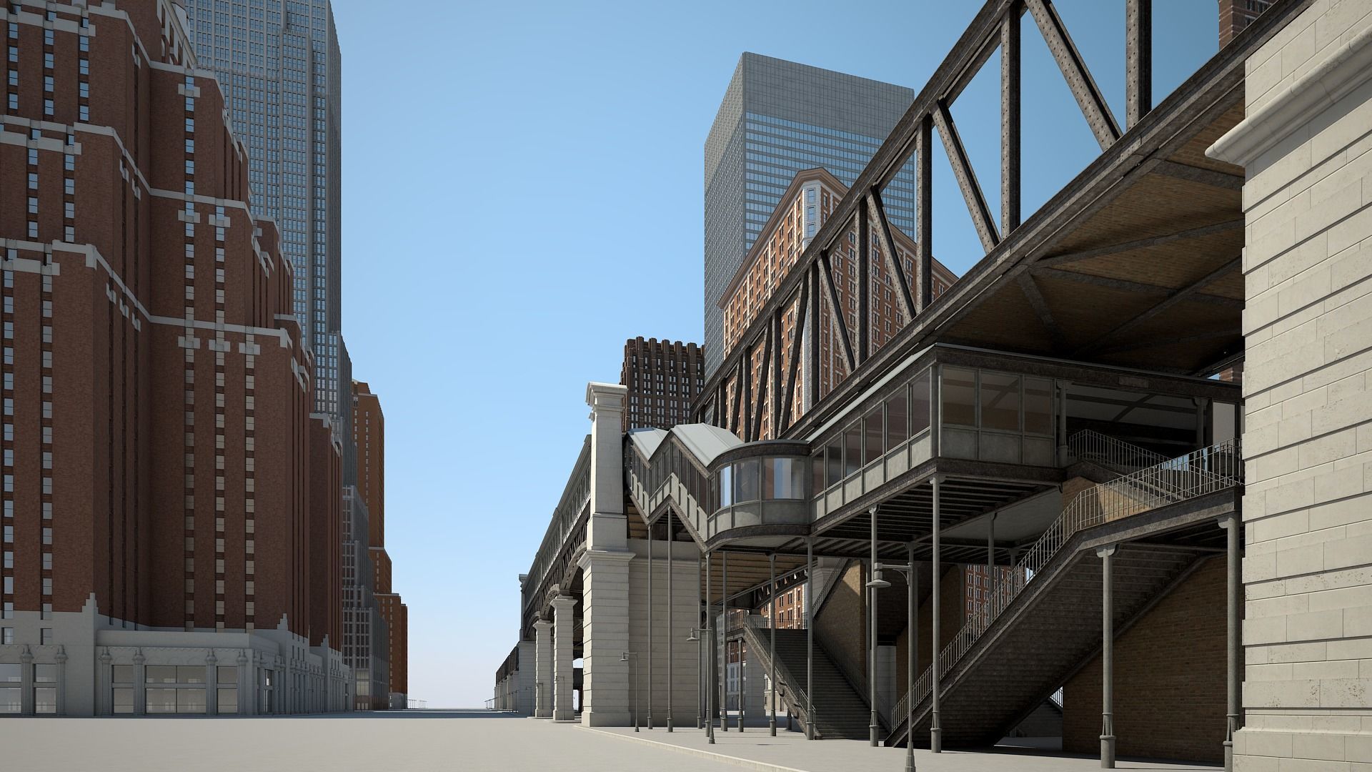 Modern Metropolis 3D model_21
