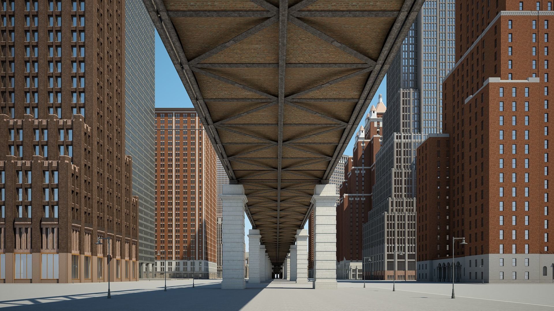 Modern Metropolis 3D model_8