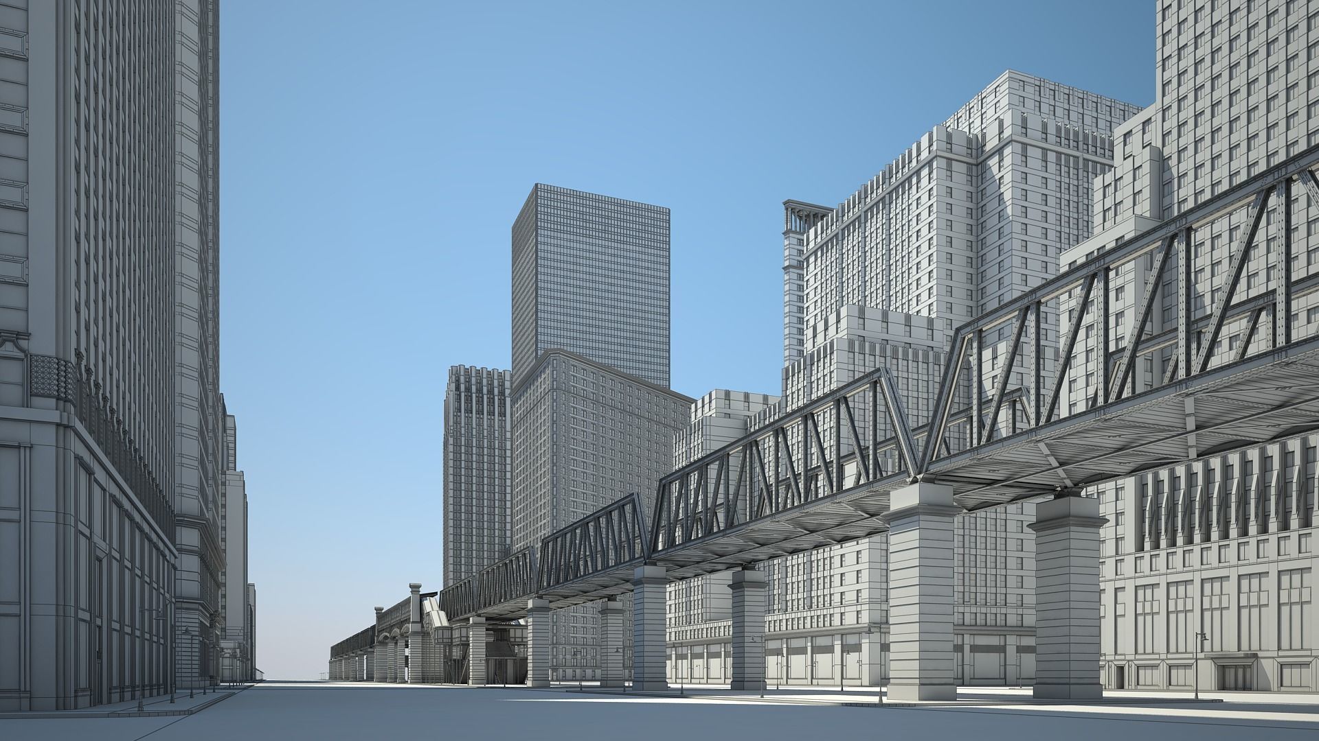 Modern Metropolis 3D model_36