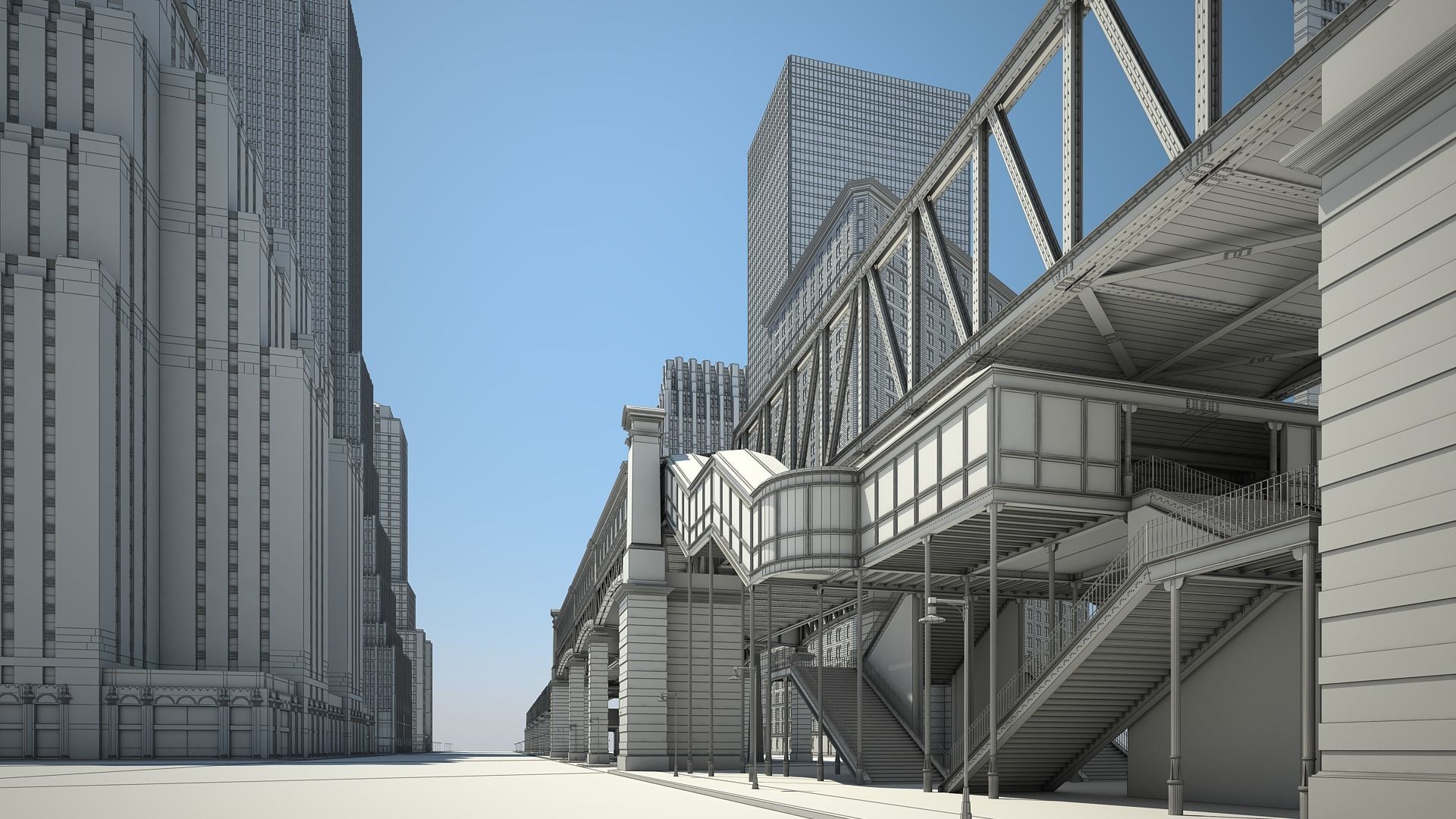 Modern Metropolis 3D model_41