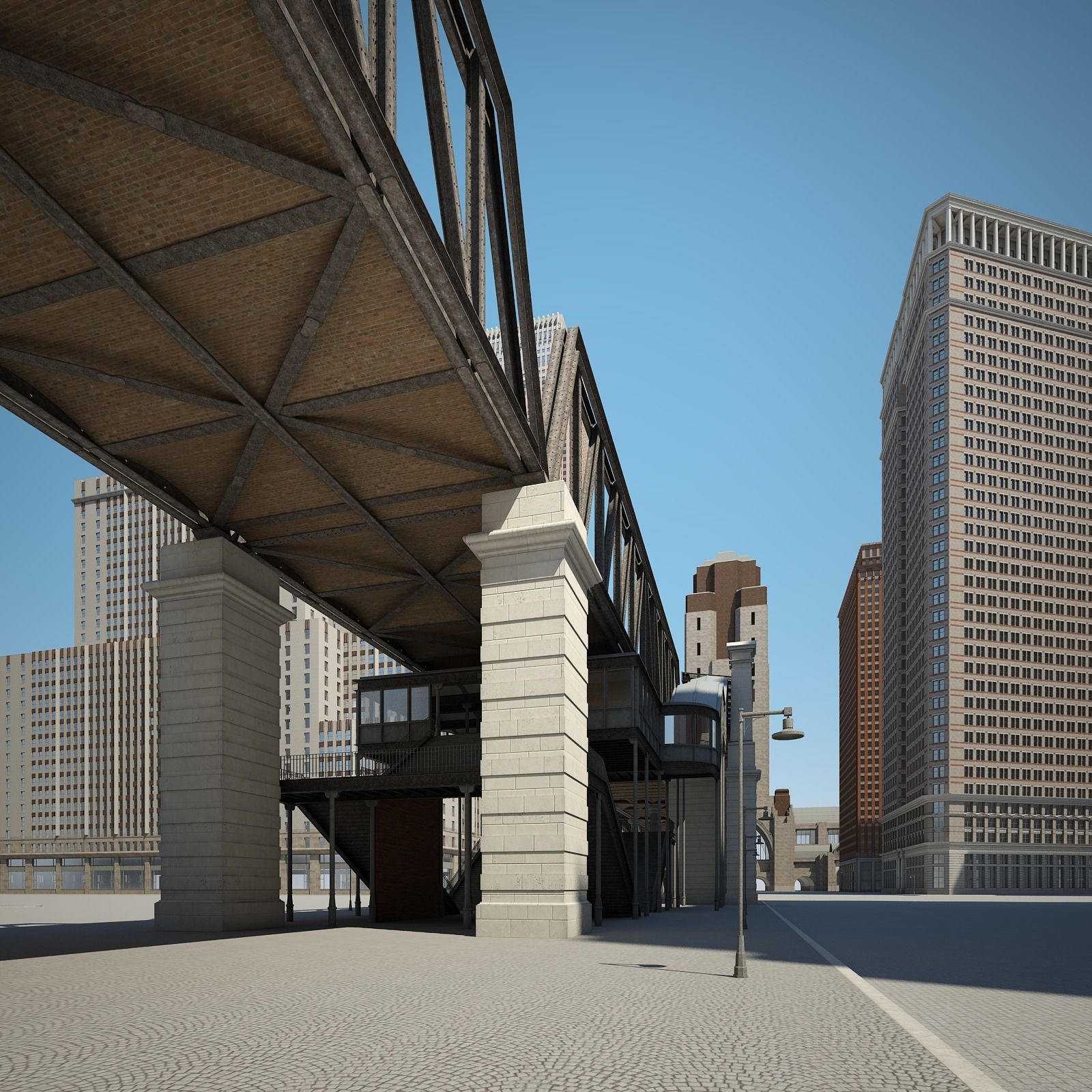 Modern Metropolis 3D model_18