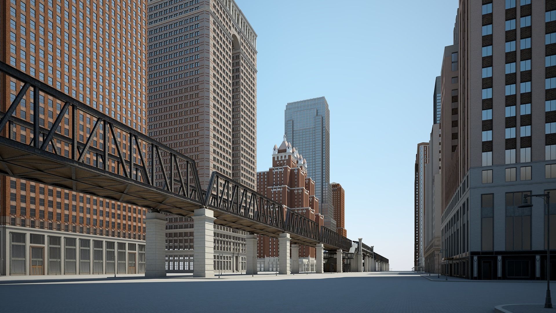 Modern Metropolis 3D model_5