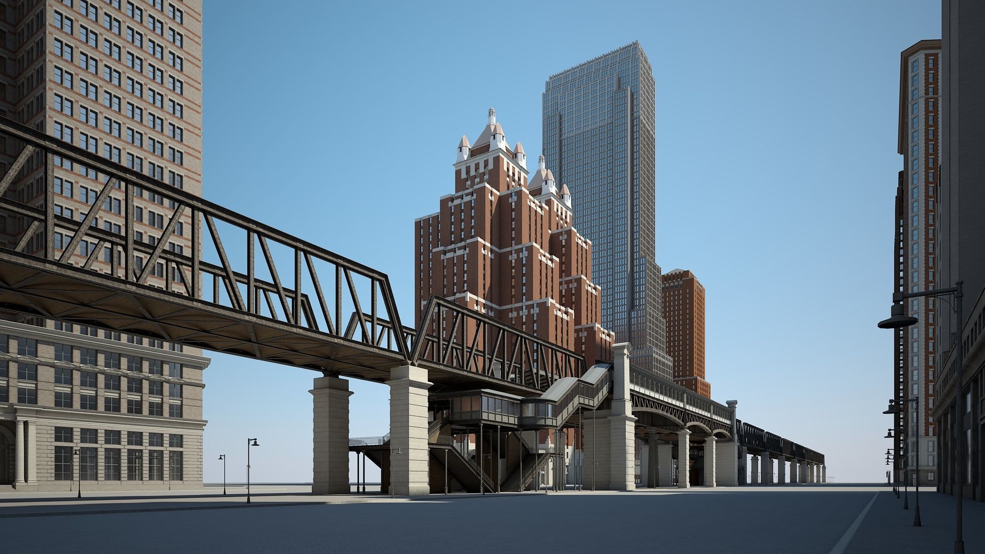 Modern Metropolis 3D model_32