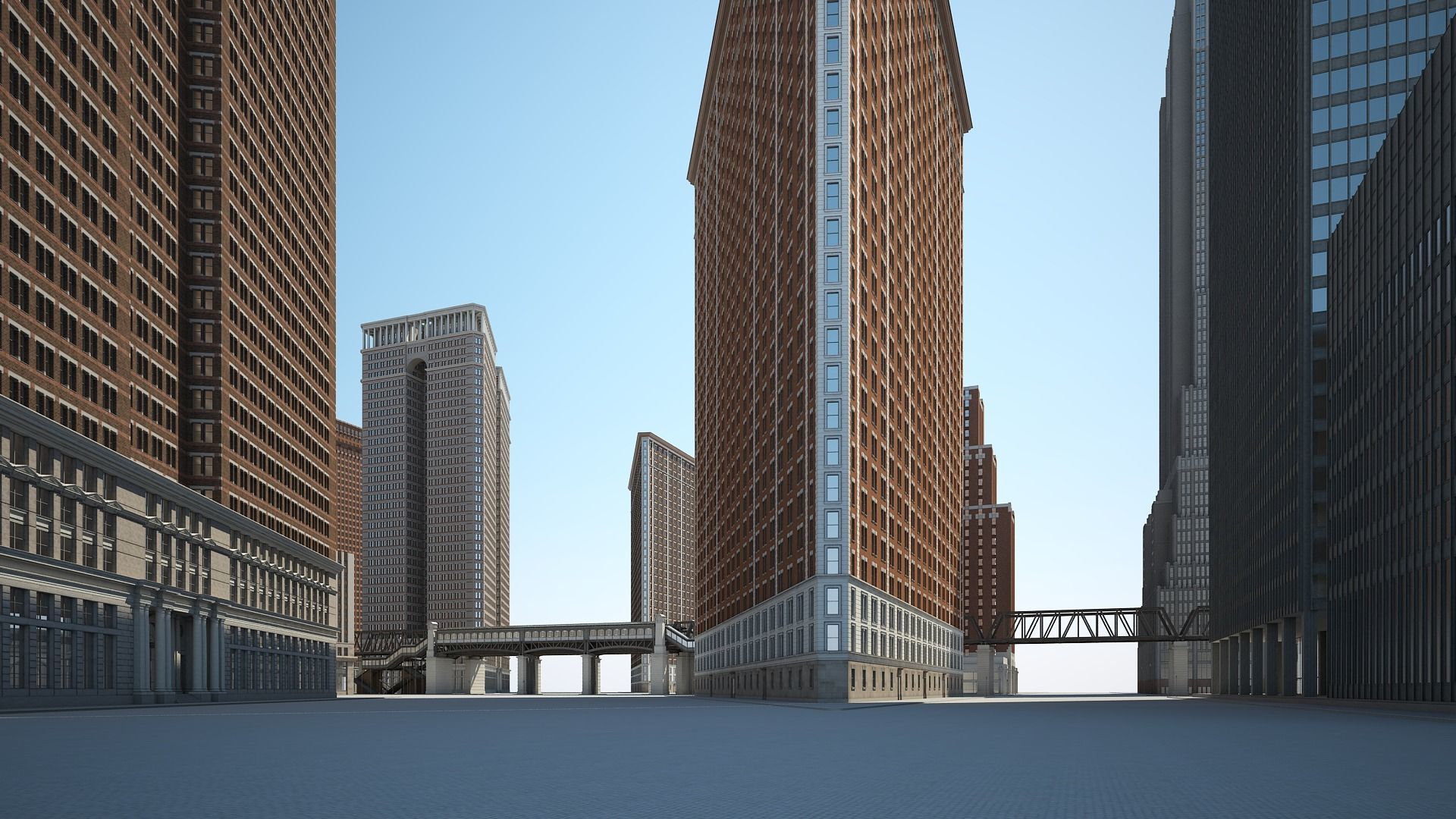 Modern Metropolis 3D model_15