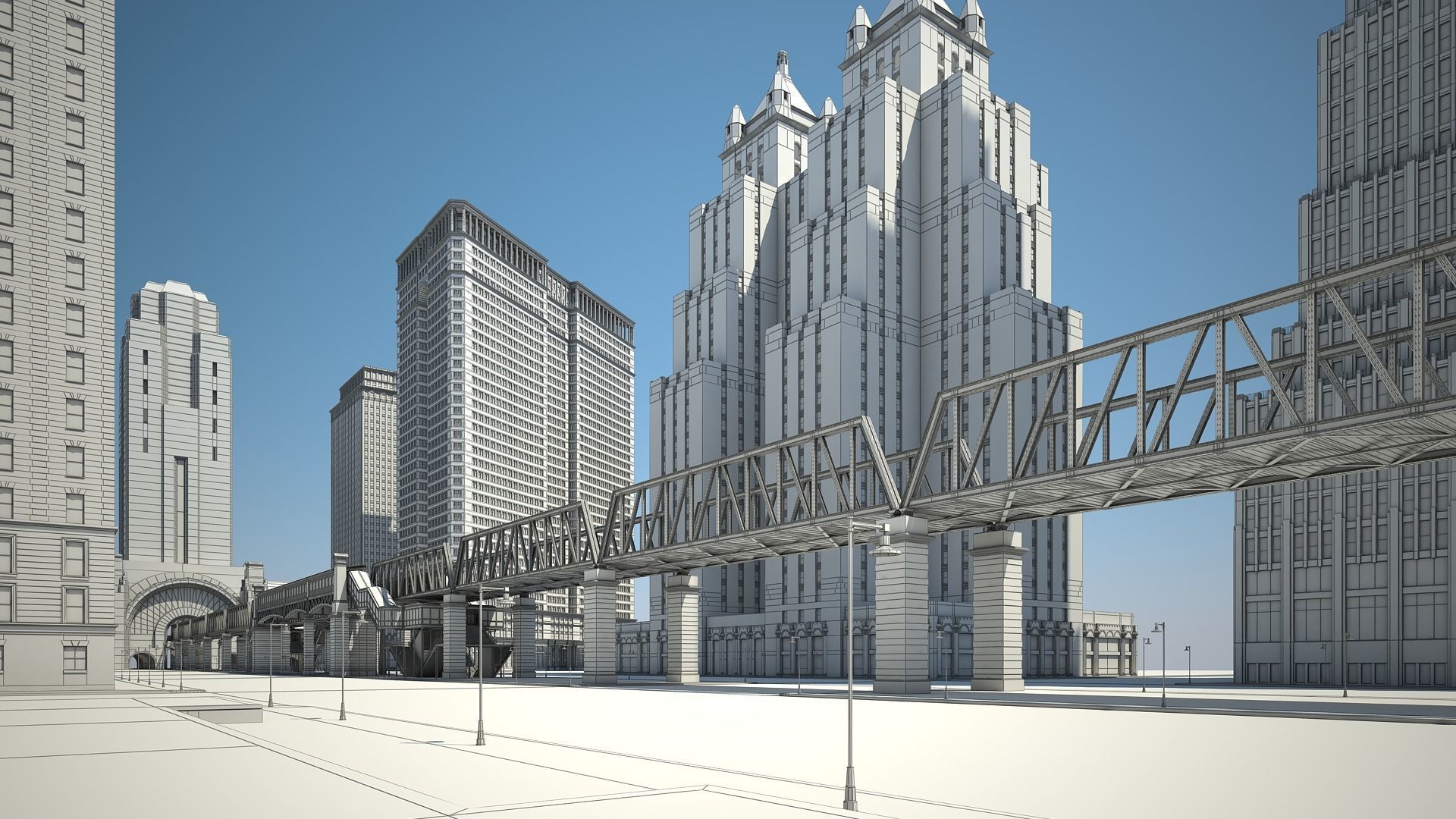 Modern Metropolis 3D model_35