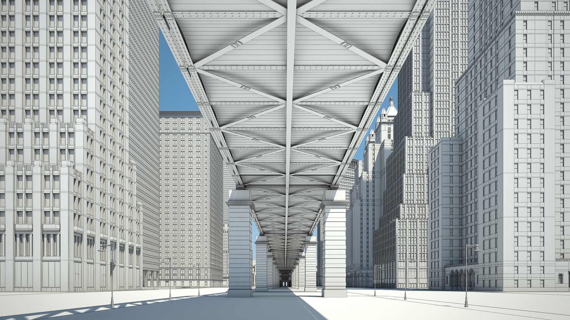 Modern Metropolis 3D model_39