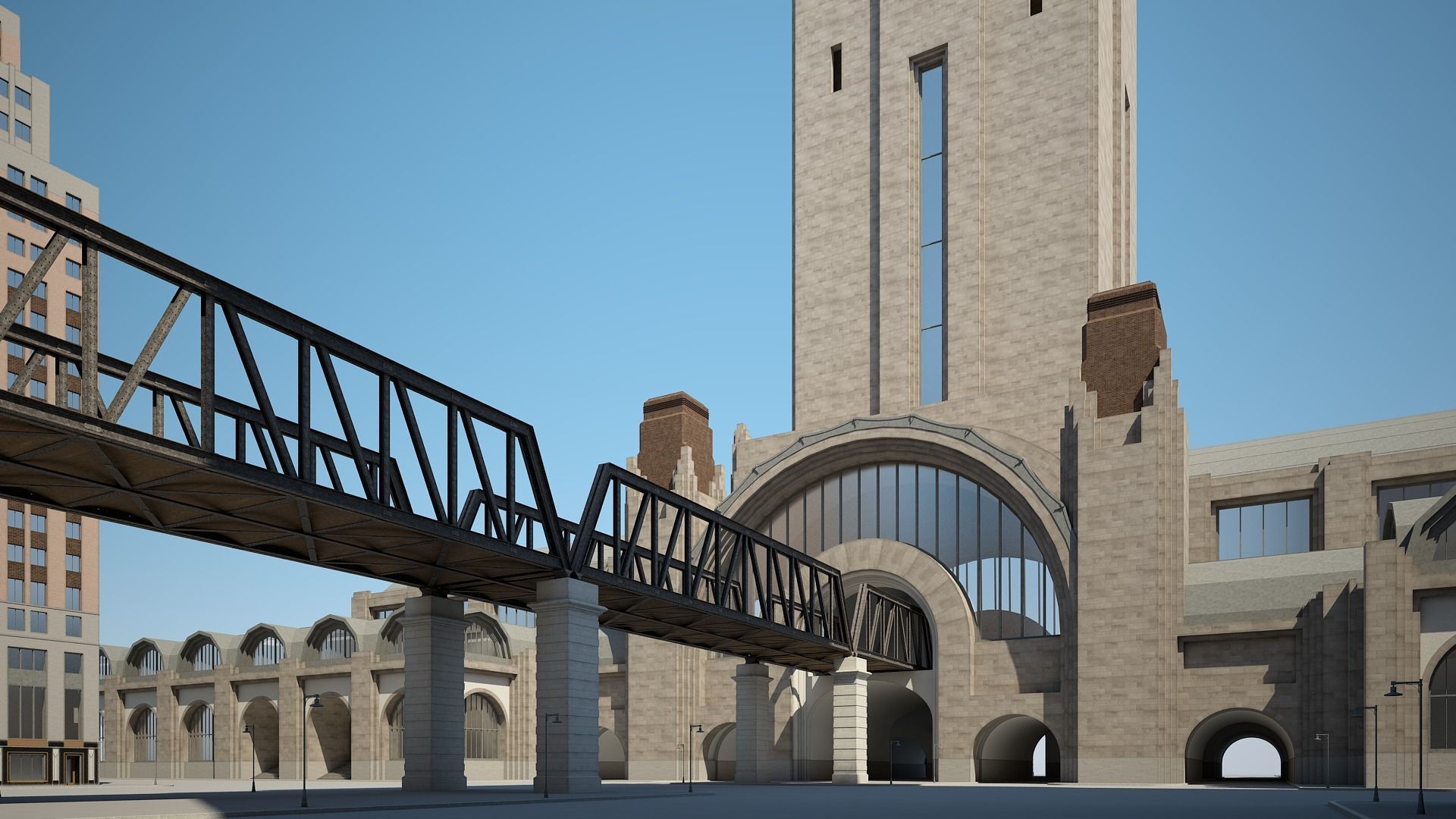 Modern Metropolis 3D model_13