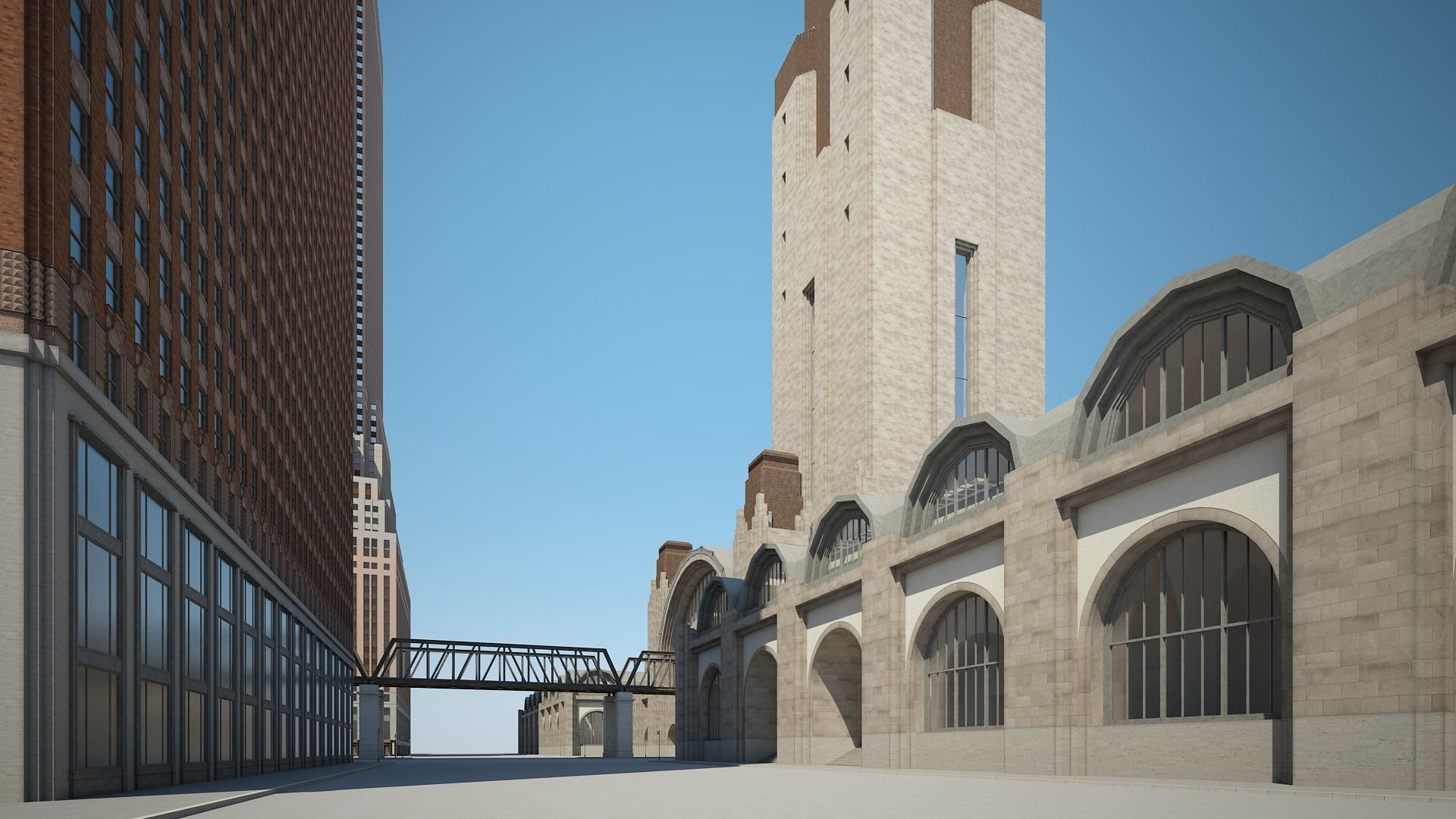 Modern Metropolis 3D model_28