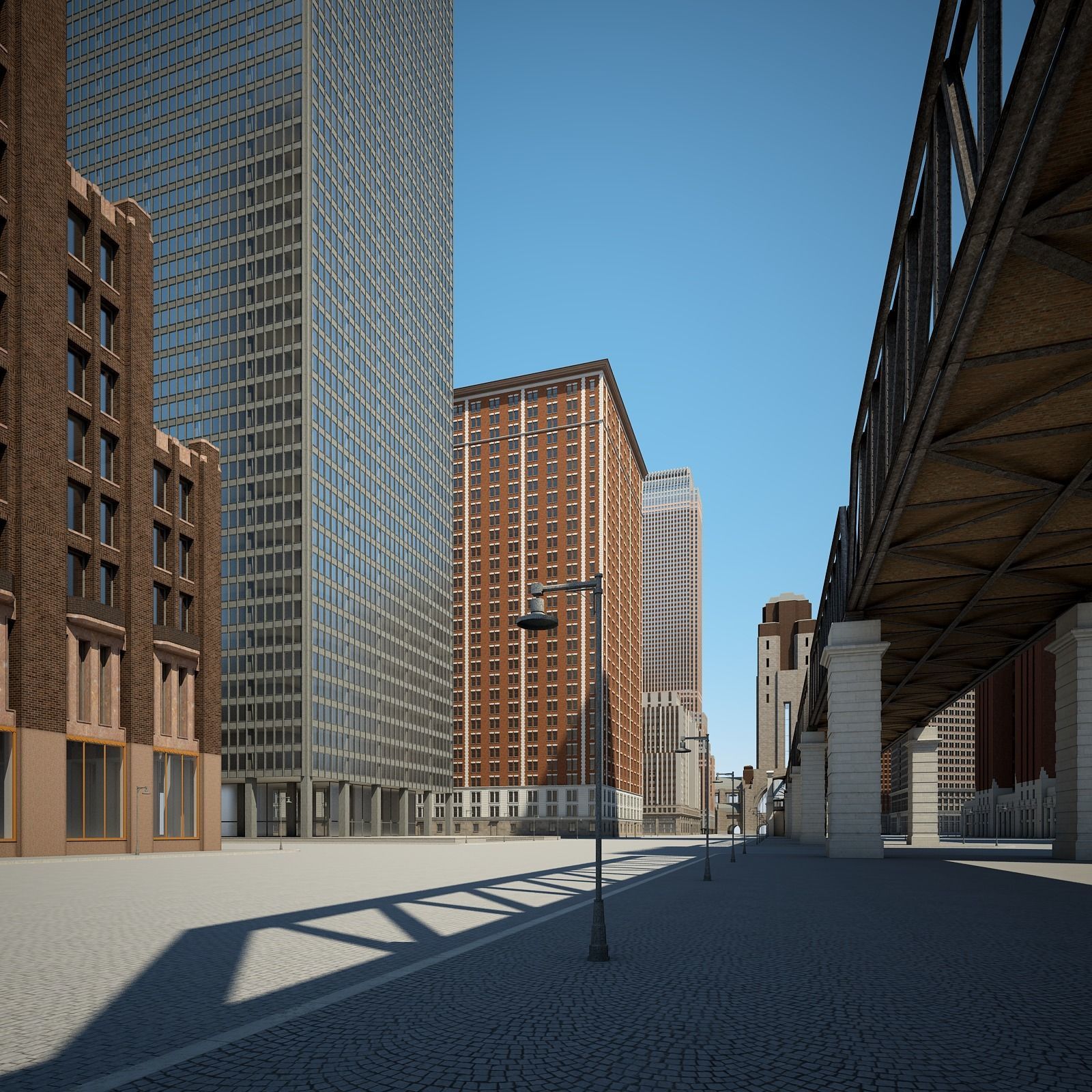 Modern Metropolis 3D model_17