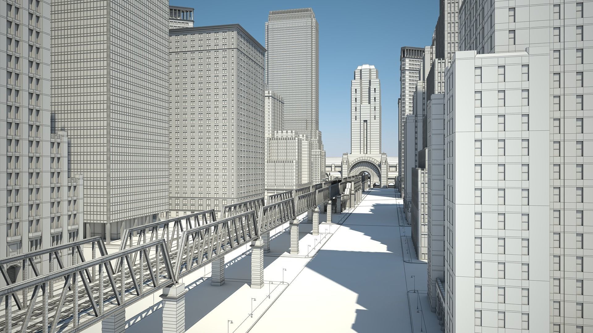 Modern Metropolis 3D model_33