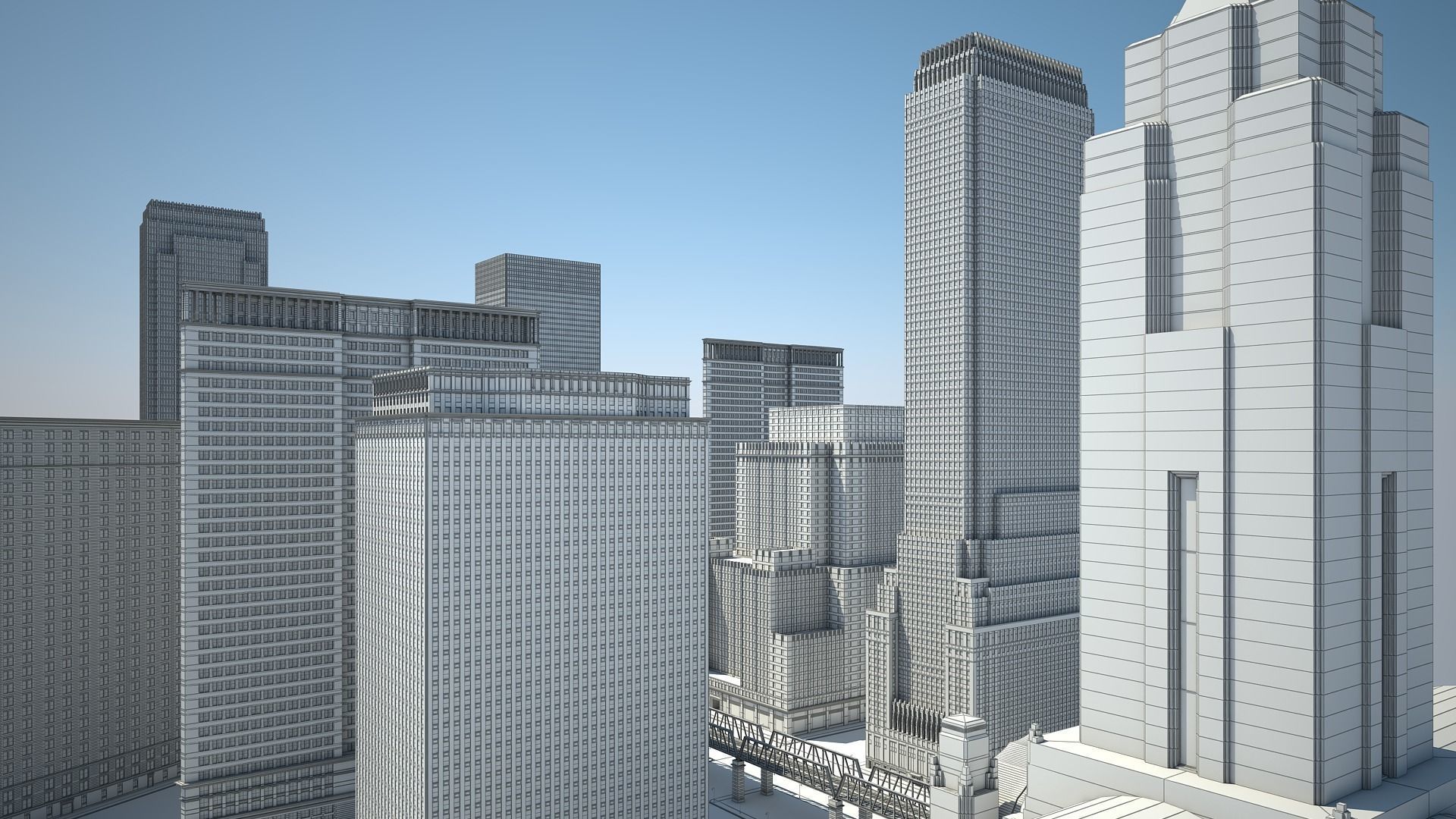 Modern Metropolis 3D model_34