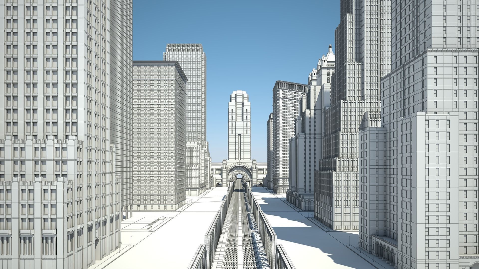 Modern Metropolis 3D model_48