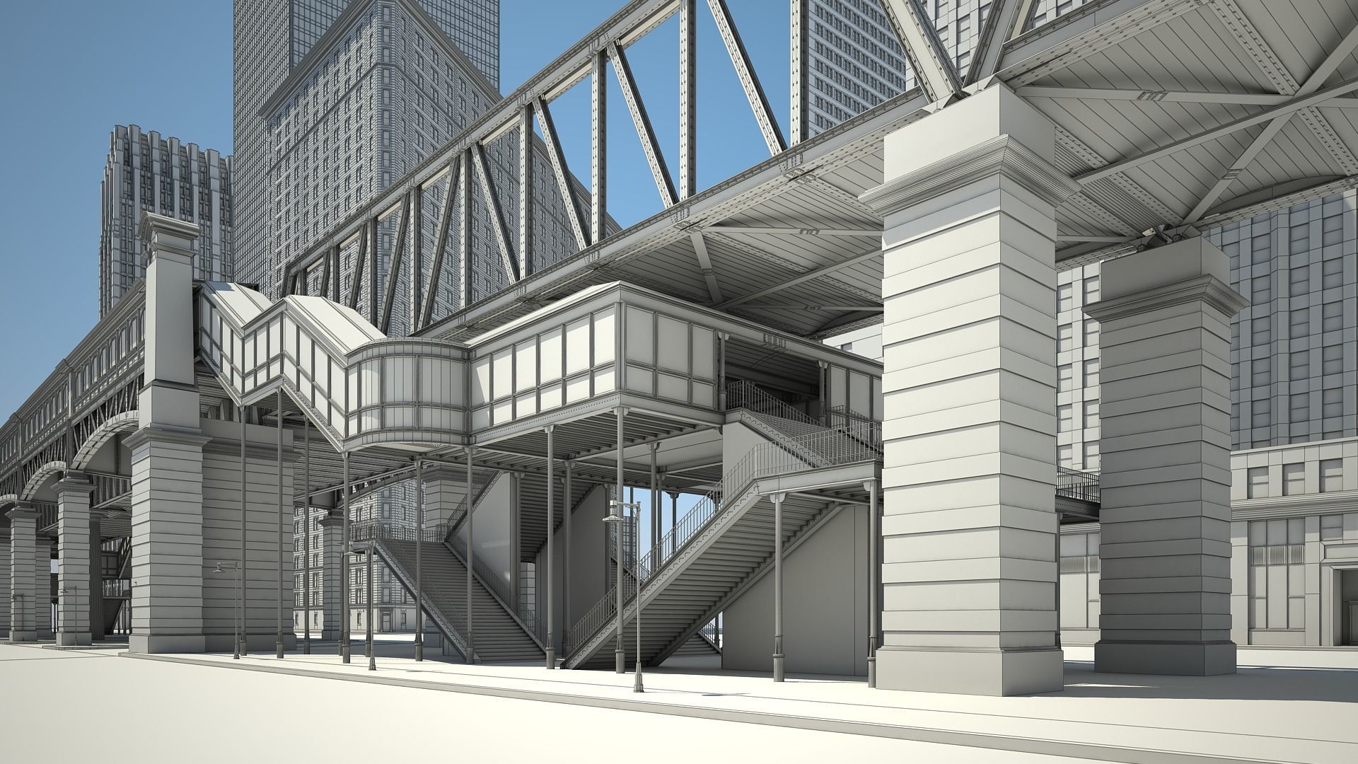 Modern Metropolis 3D model_44