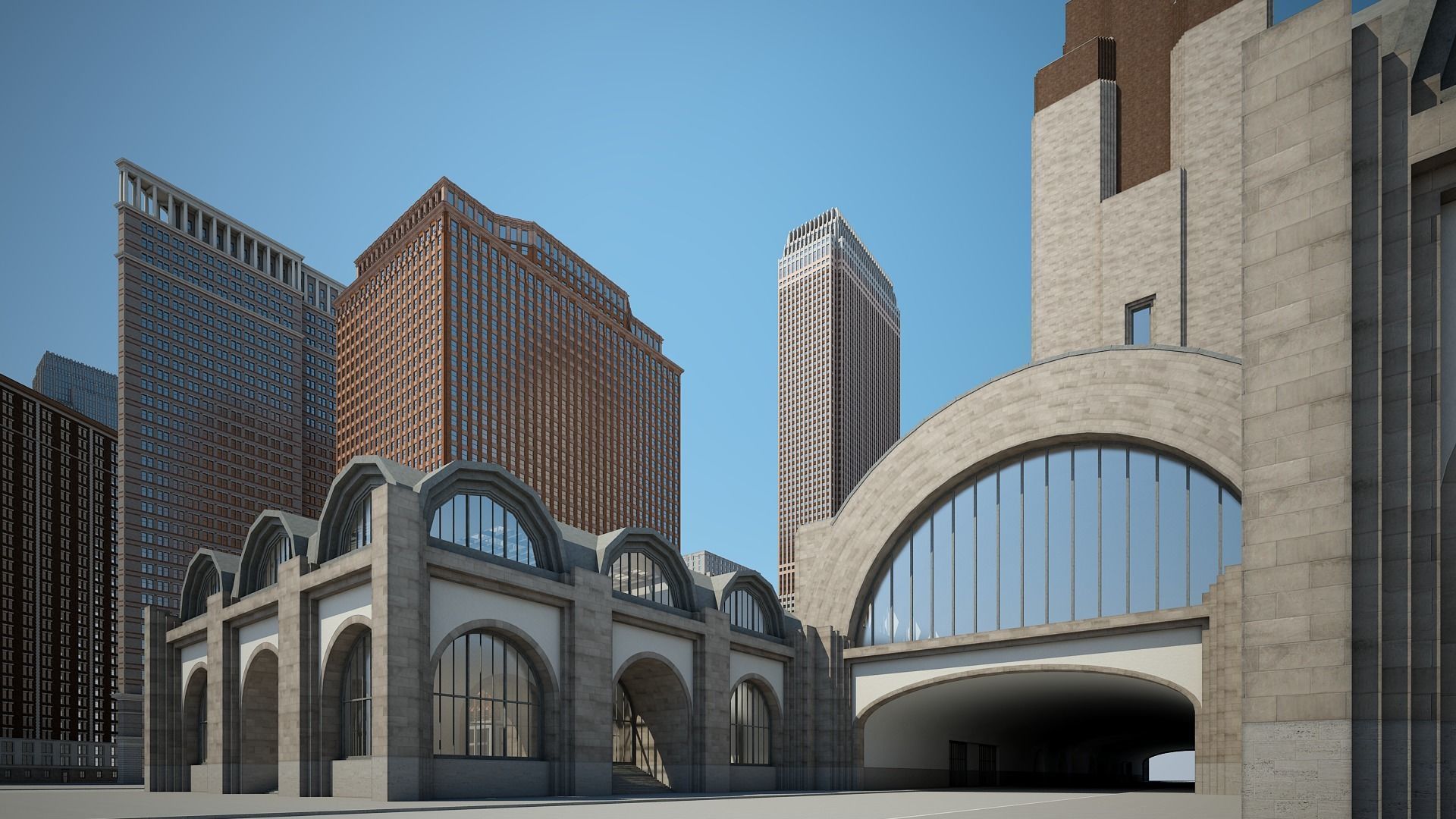 Modern Metropolis 3D model_29