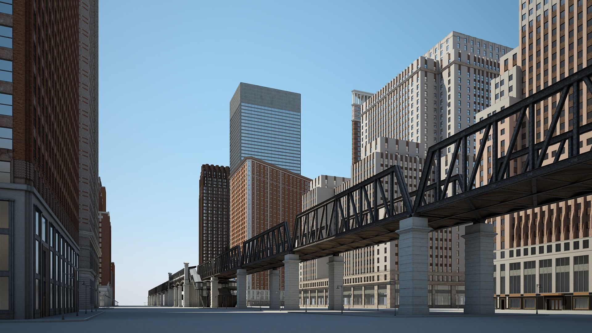 Modern Metropolis 3D model_4