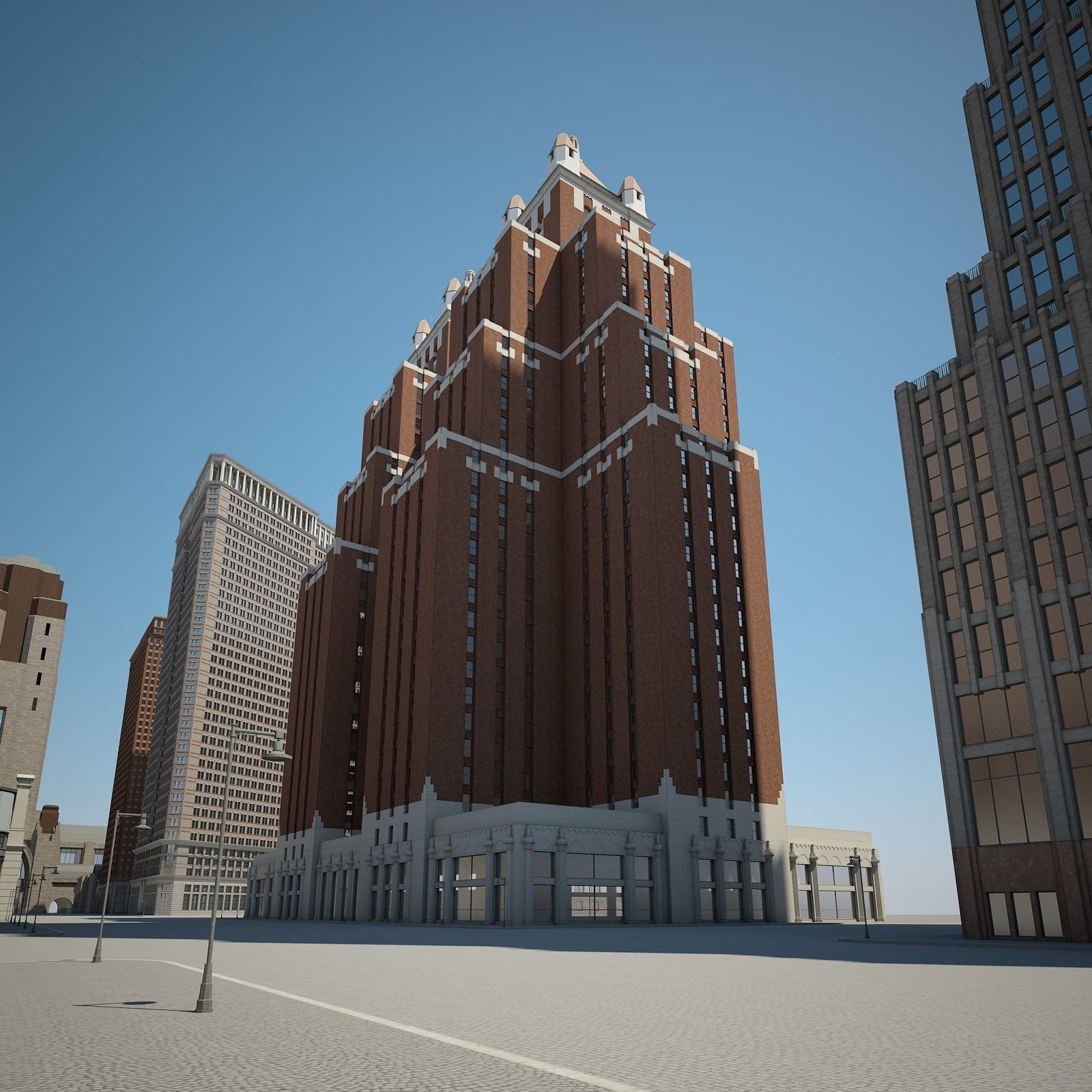 Modern Metropolis 3D model_31
