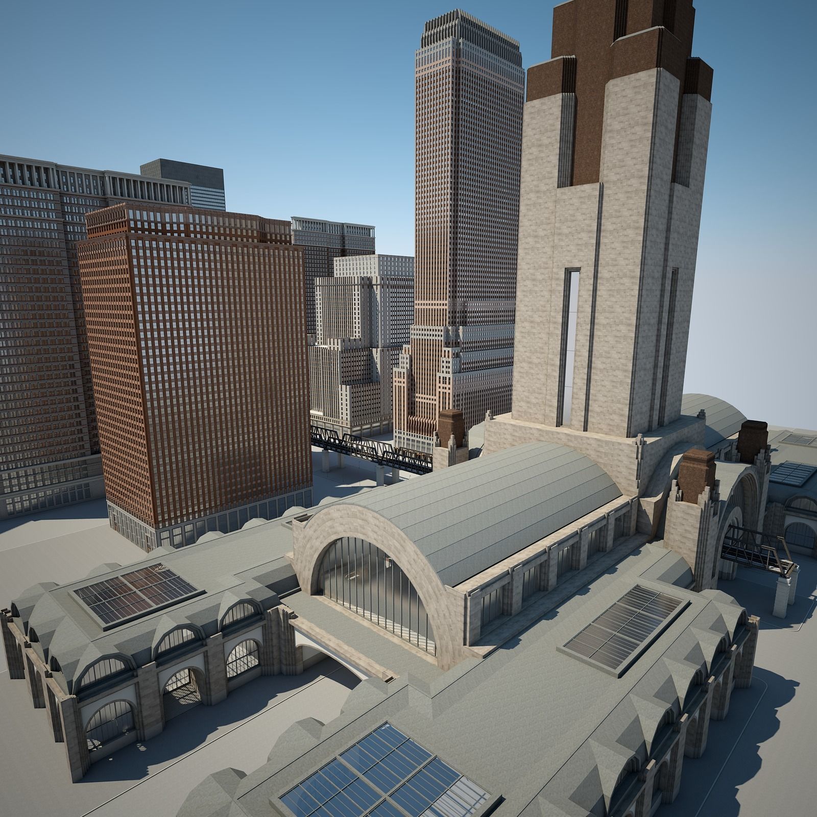 Modern Metropolis 3D model_30