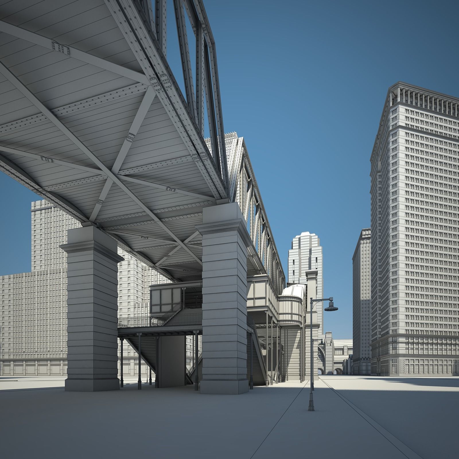 Modern Metropolis 3D model_46