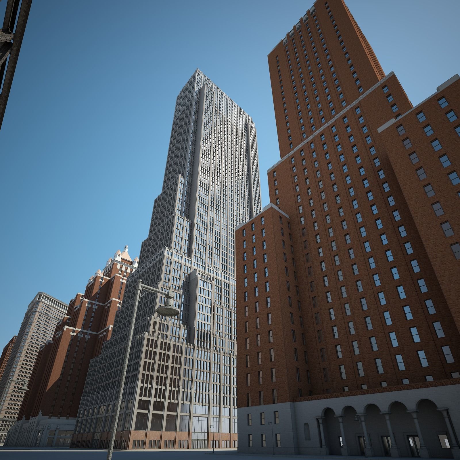 Modern Metropolis 3D model_26