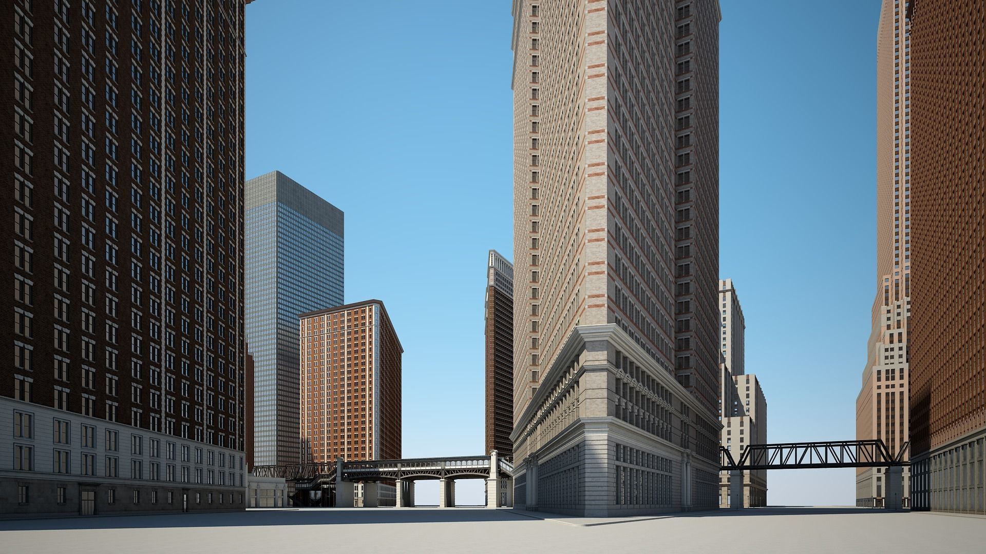 Modern Metropolis 3D model_16