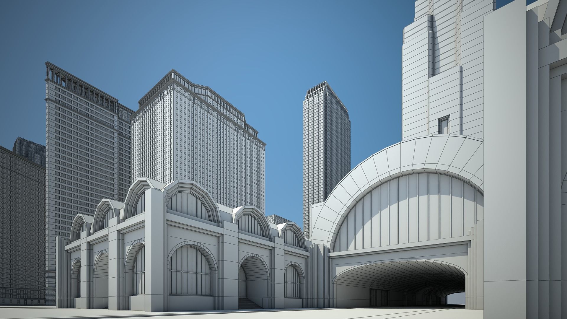 Modern Metropolis 3D model_53