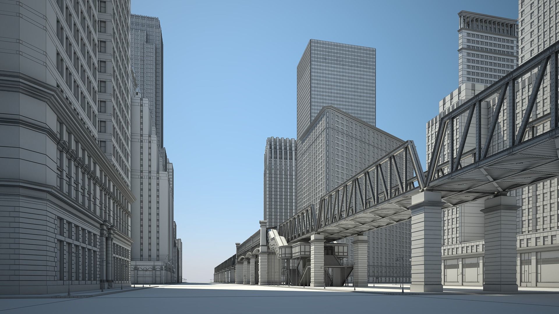 Modern Metropolis 3D model_40