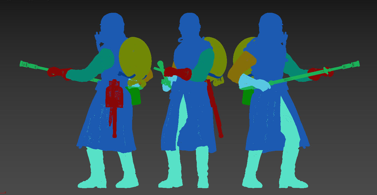 soldier toy holding rifle 3D print model_12