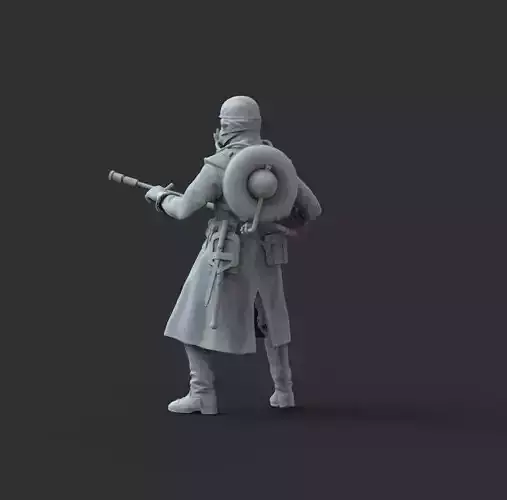 soldier toy holding rifle