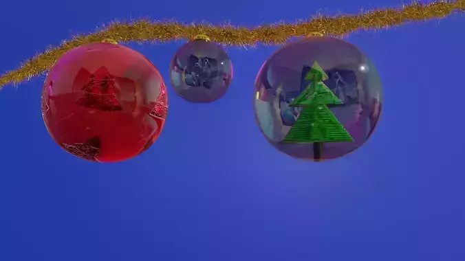 Tree decoration baubles Eevee