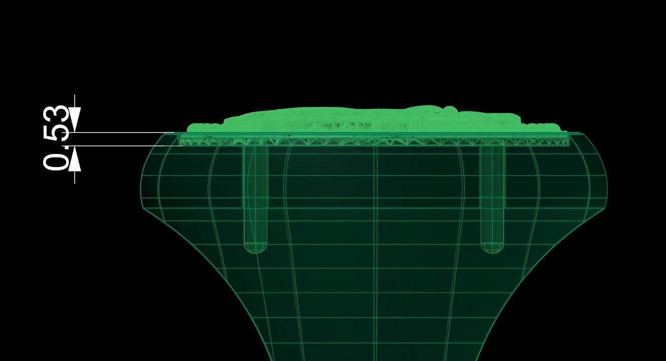 Bee Signet Hollow Rings in US Sizes 3D print model_12