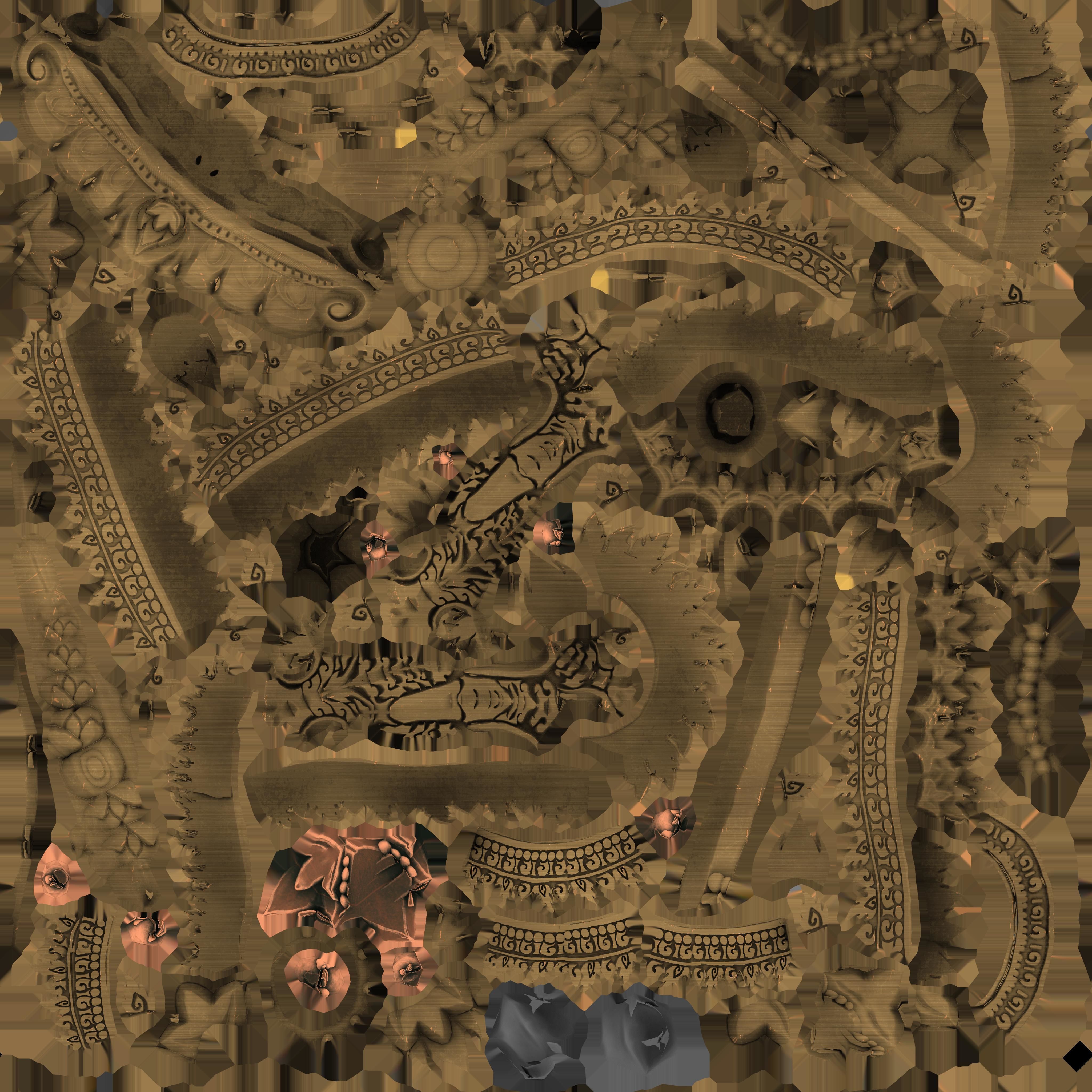 Thai Girl Low-poly 3D model_5