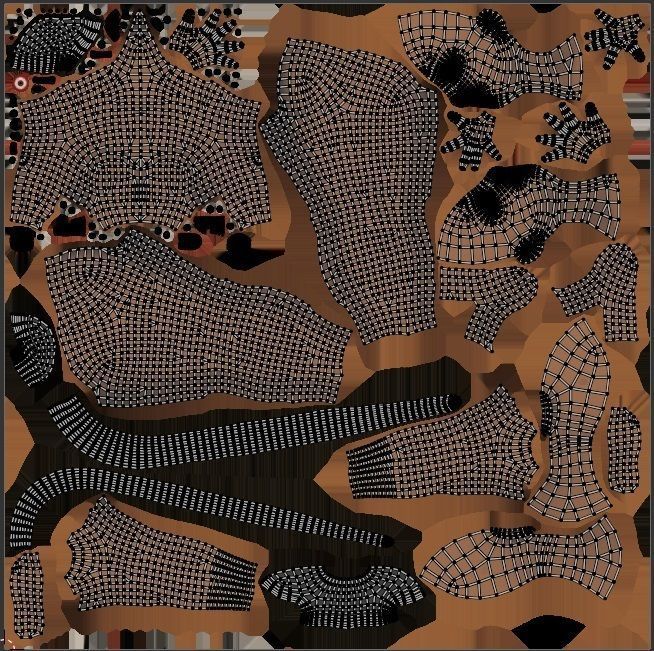 Thai Girl Low-poly 3D model_9