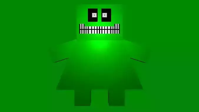 The Cancer minecraft pixel art 3D model