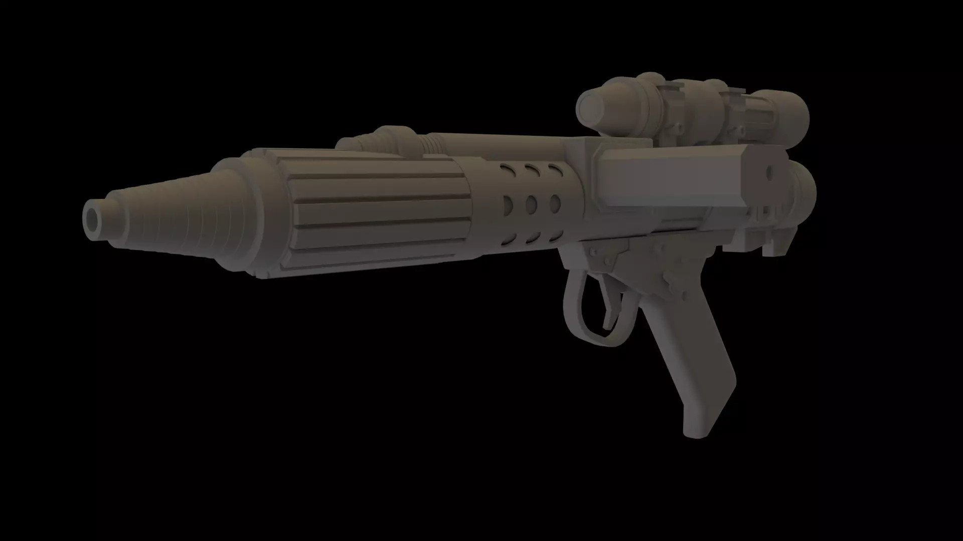 DH 17 Rebel Blaster 3D print model