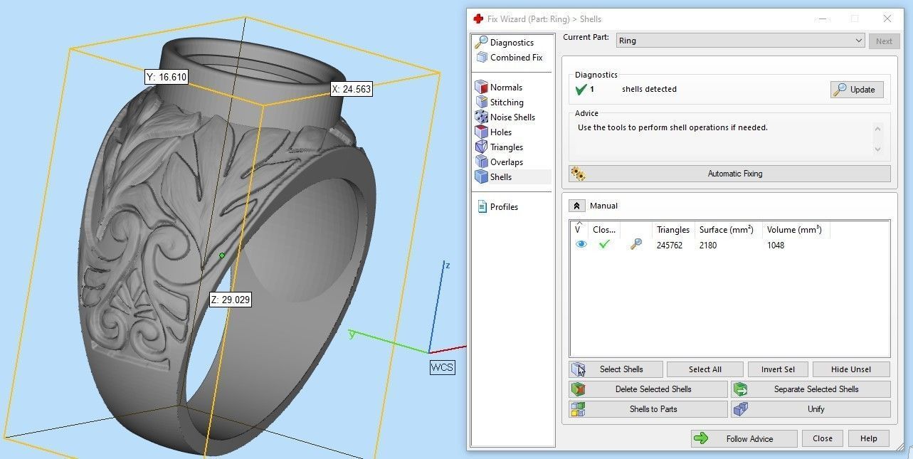 Engraved  Ring  Ready For 3D Print 3D print model_7
