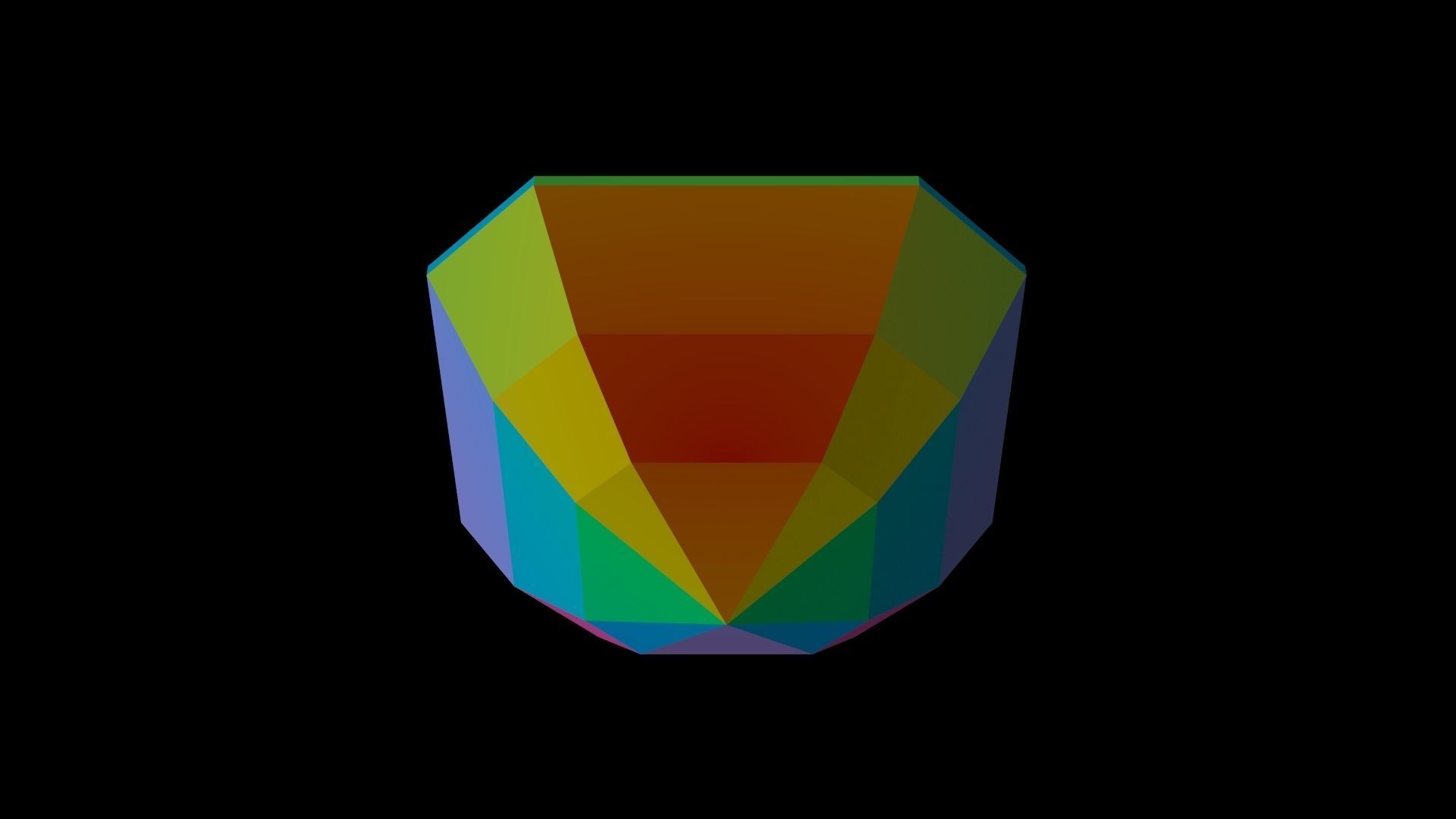 Diamond Asscher 3D print model_4