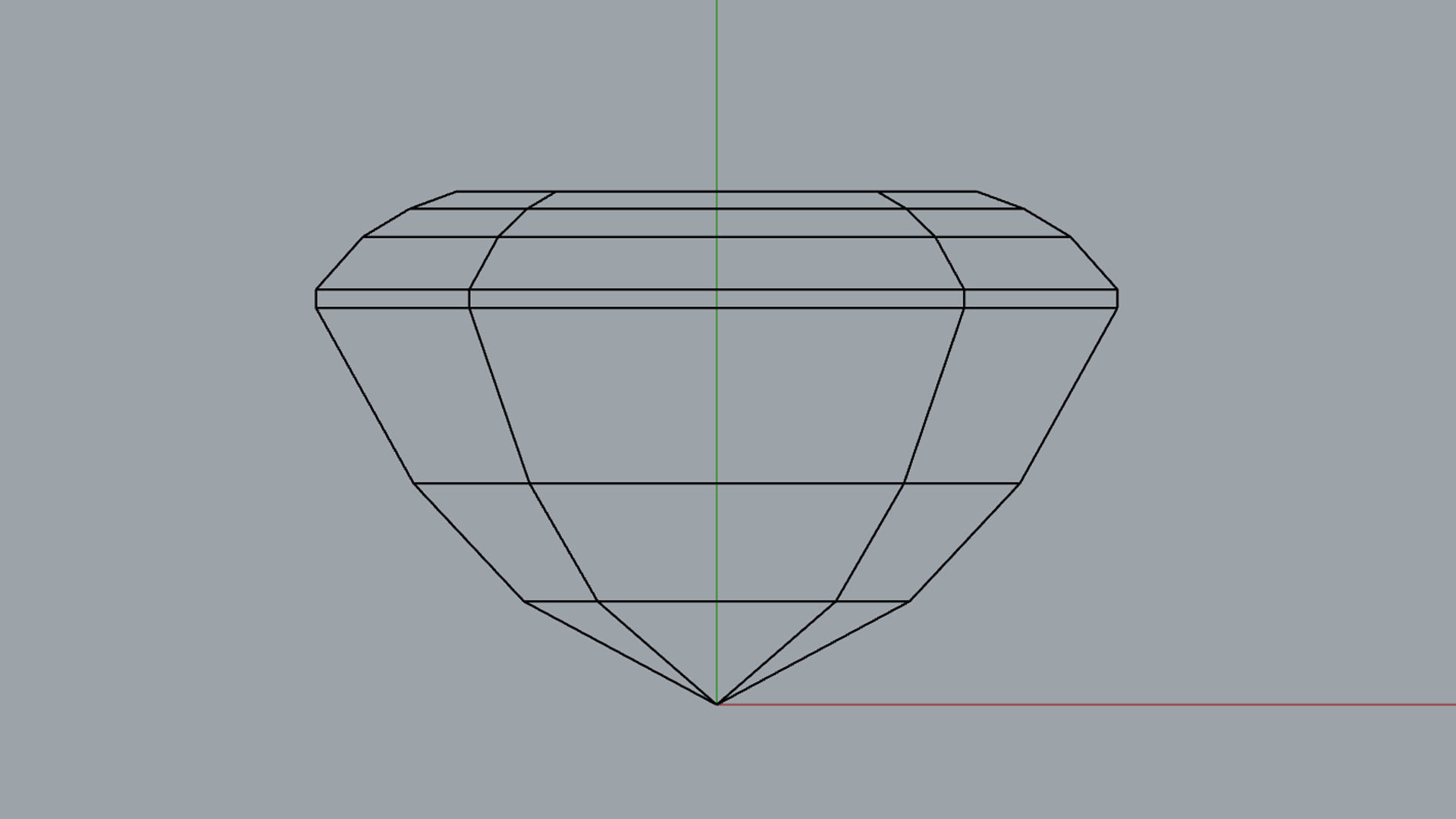 Diamond Asscher 3D print model_10