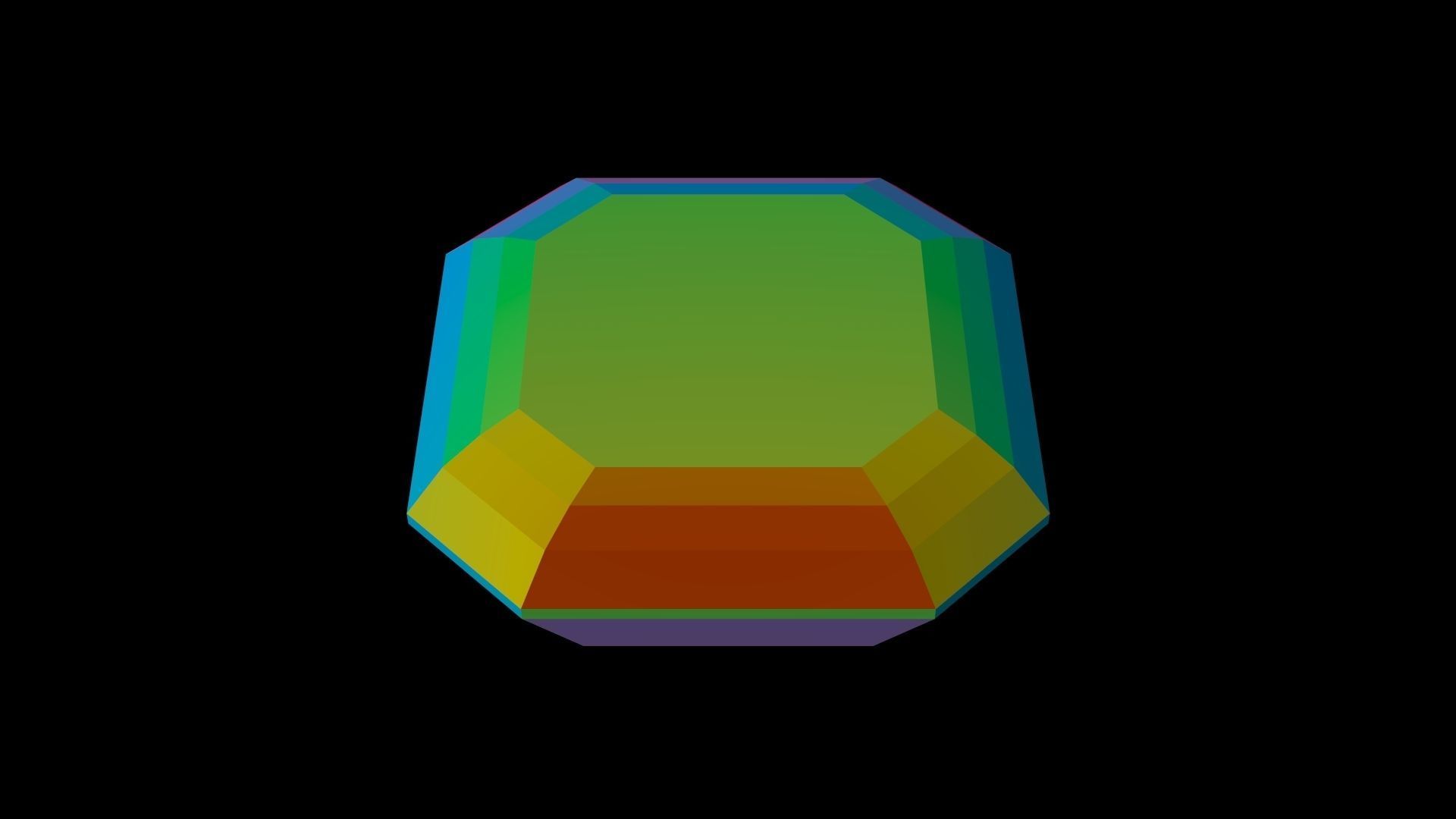 Diamond Asscher 3D print model_6