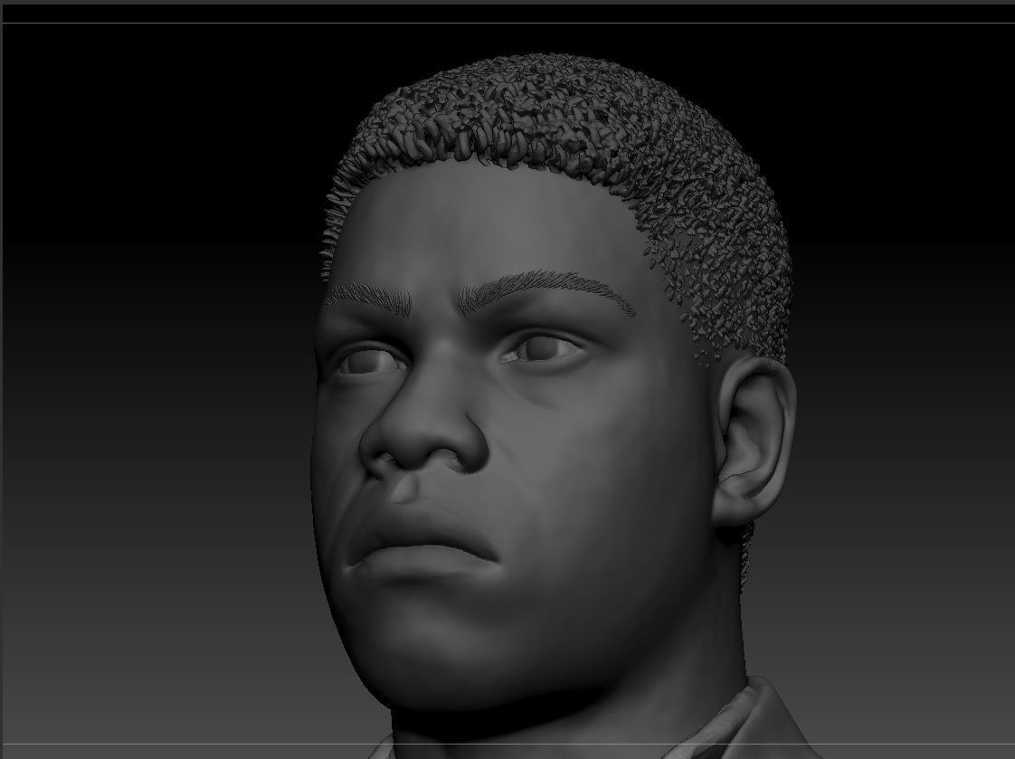 John Boyega - Finn - Star Wars the force awakens 3D print model_15
