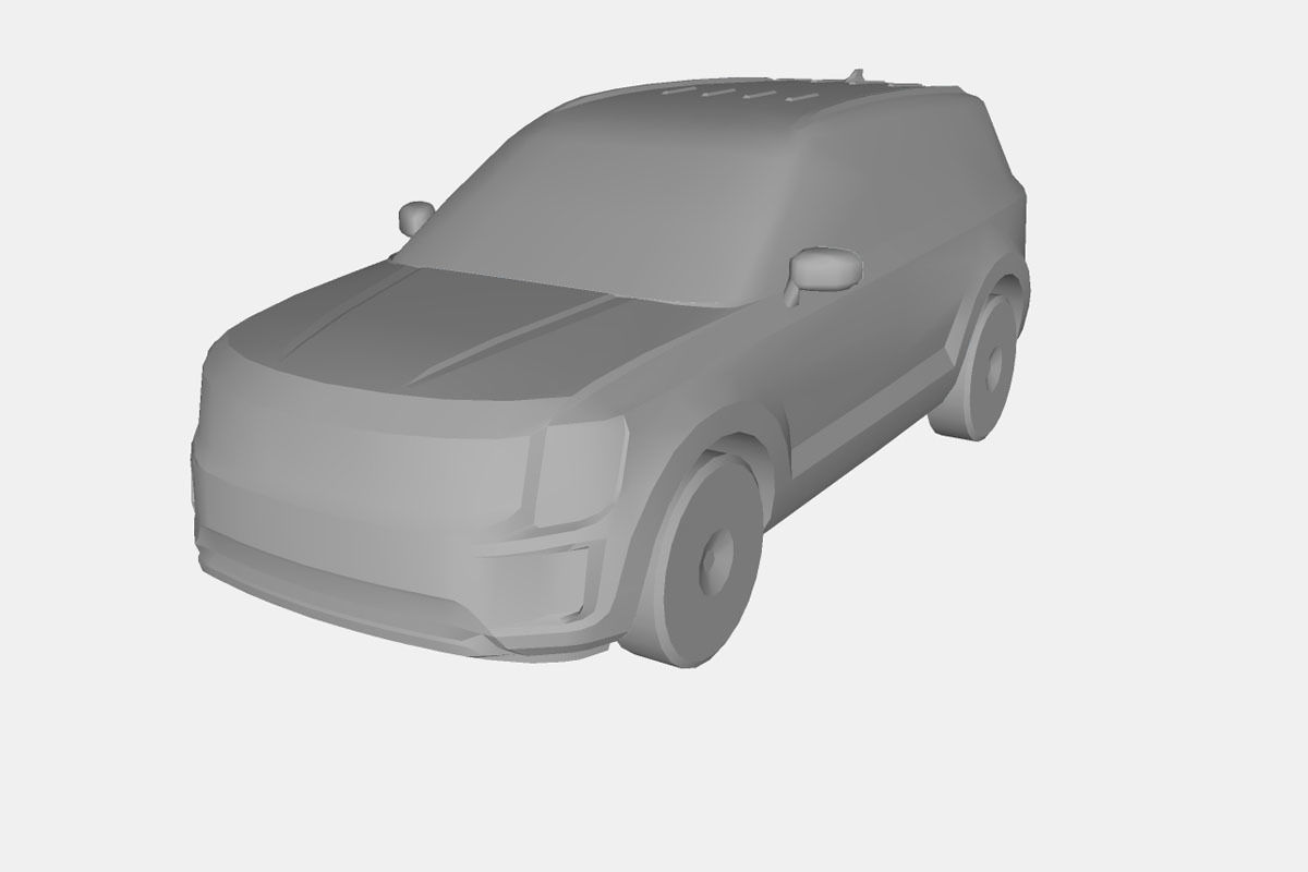 Kia Telluride 2020 Low-poly 3D model_25