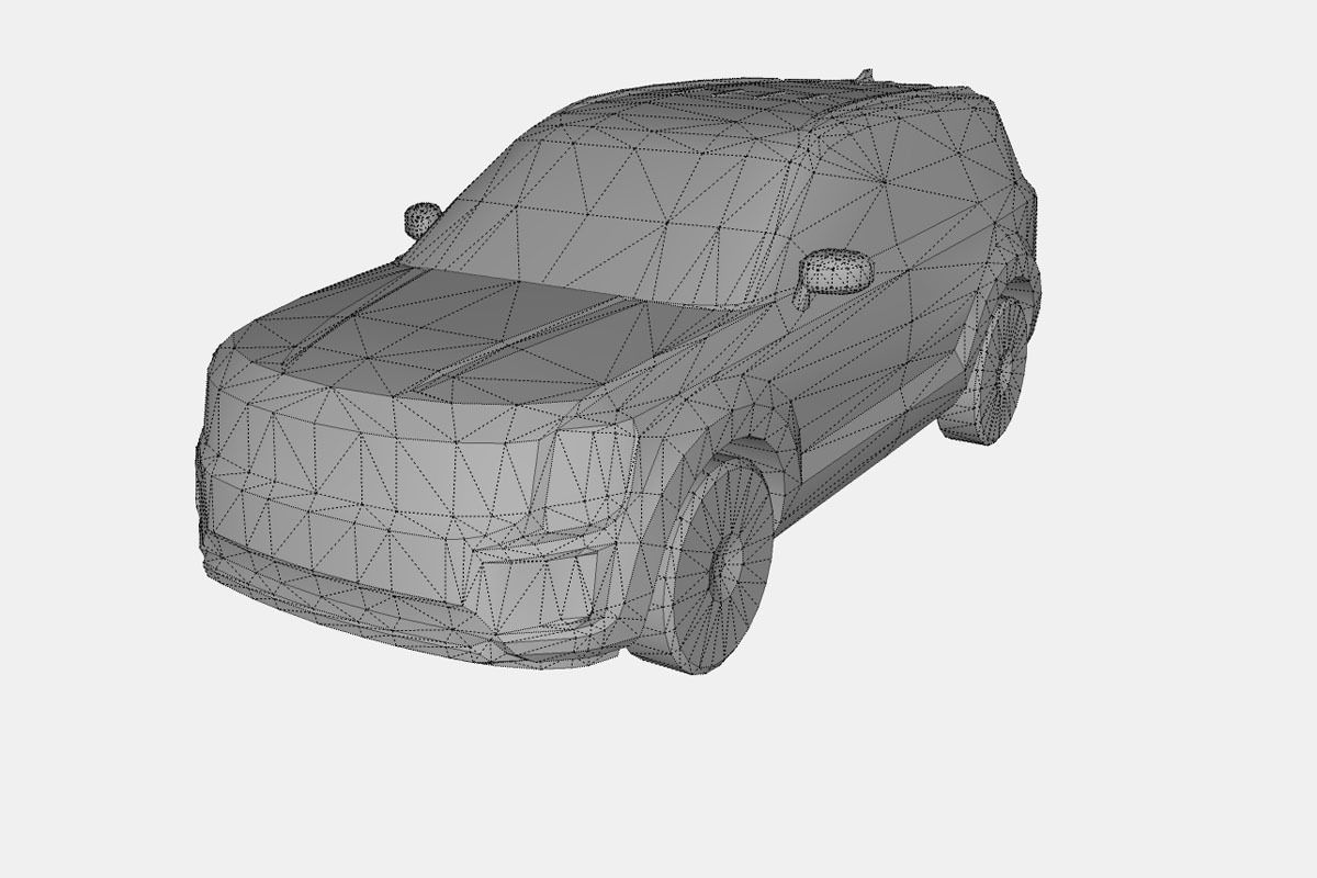 Kia Telluride 2020 Low-poly 3D model_23