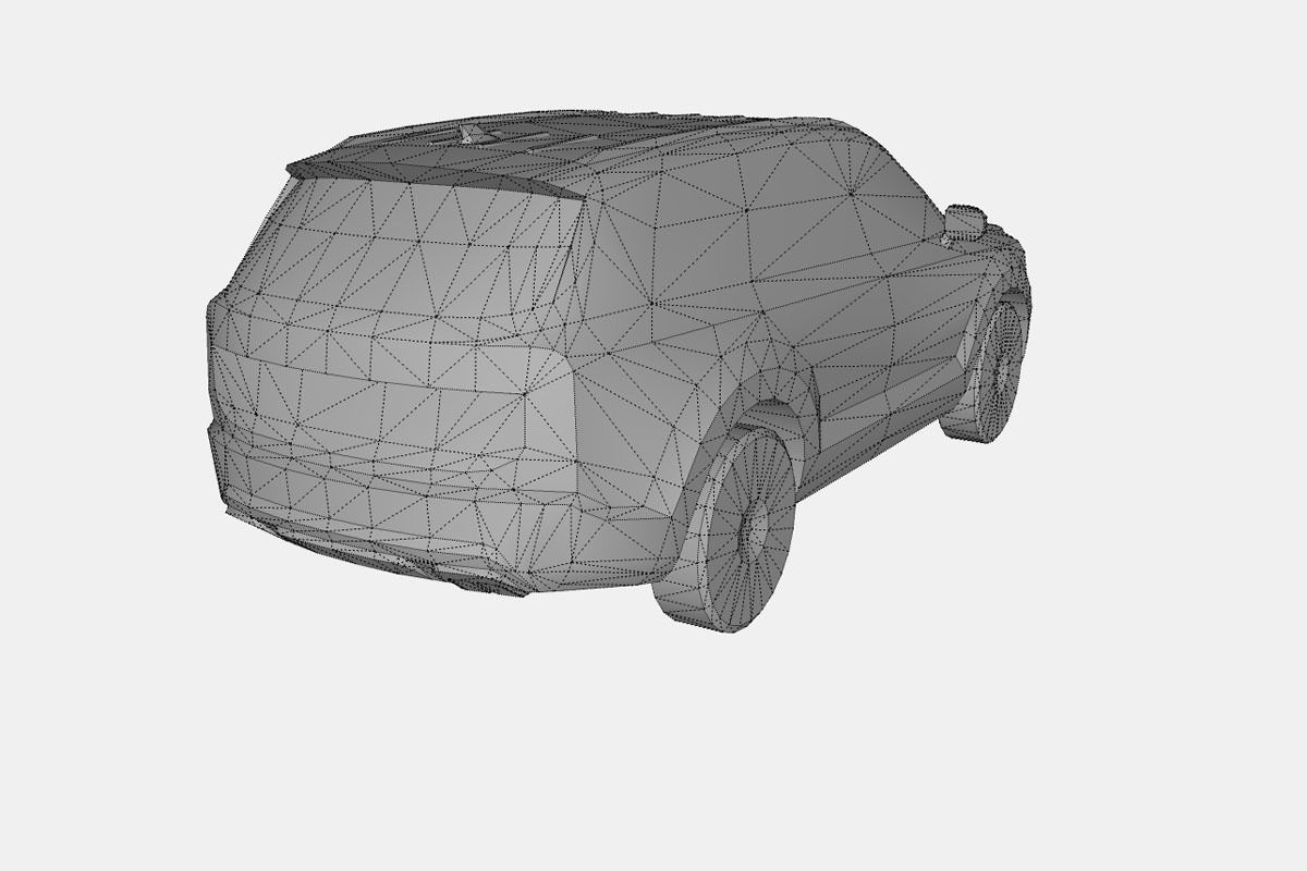Kia Telluride 2020 Low-poly 3D model_24