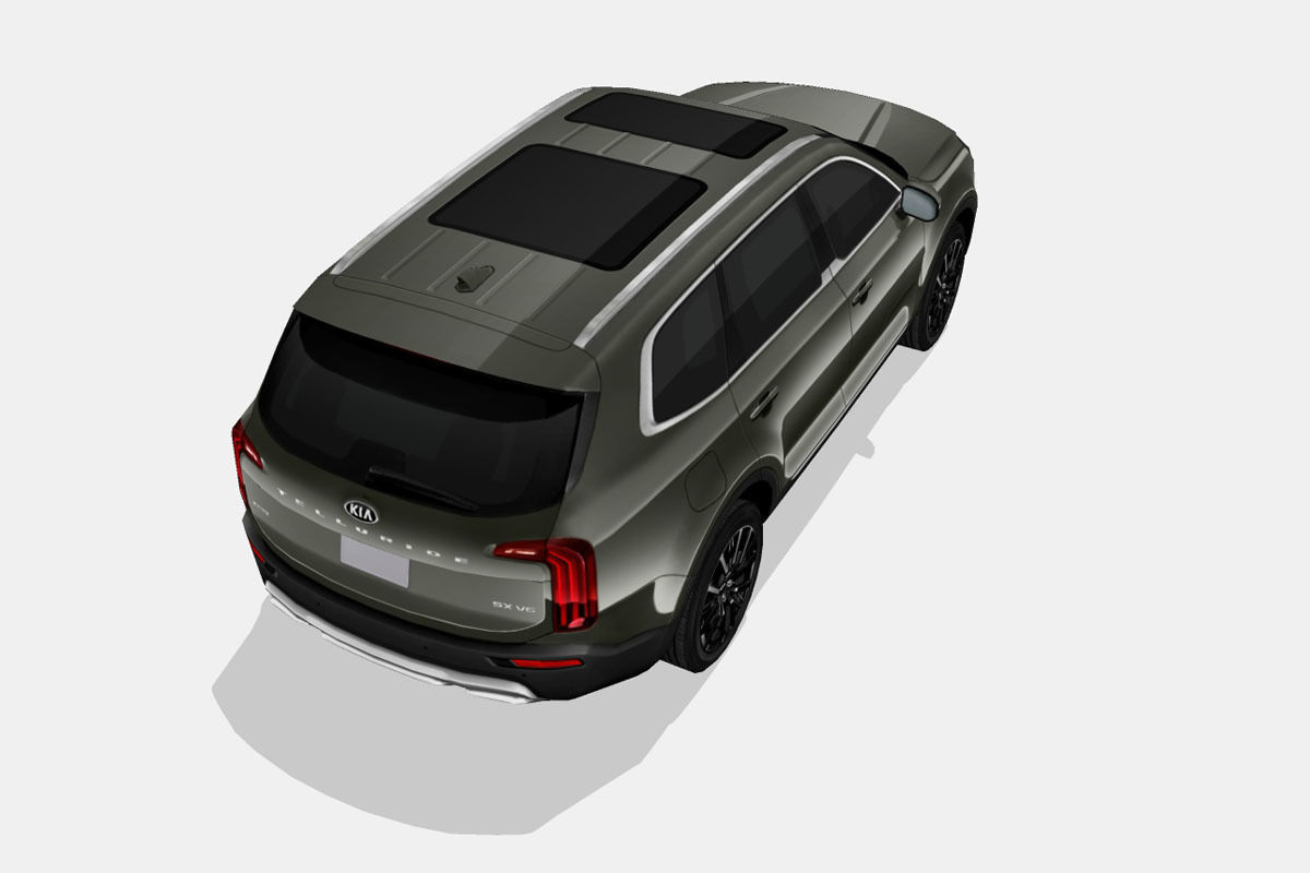 Kia Telluride 2020 Low-poly 3D model_15