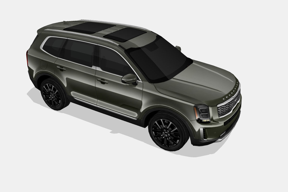 Kia Telluride 2020 Low-poly 3D model_19