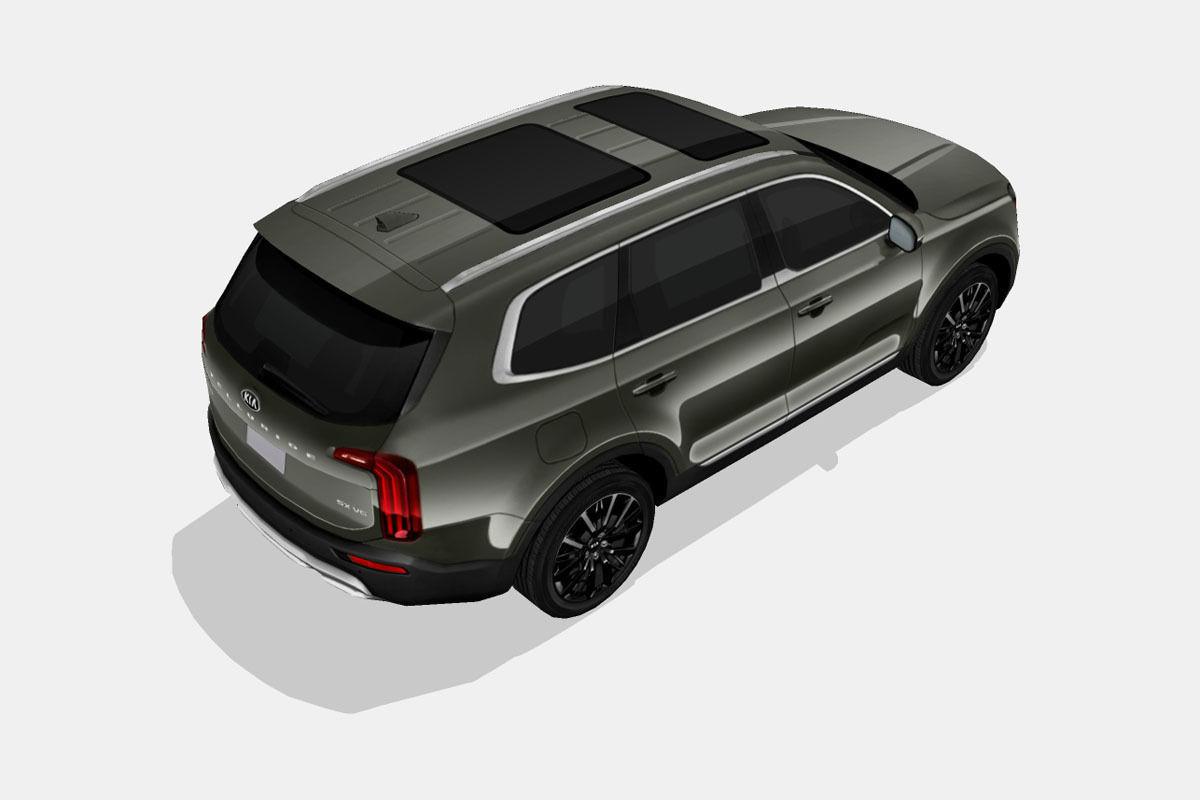 Kia Telluride 2020 Low-poly 3D model_17