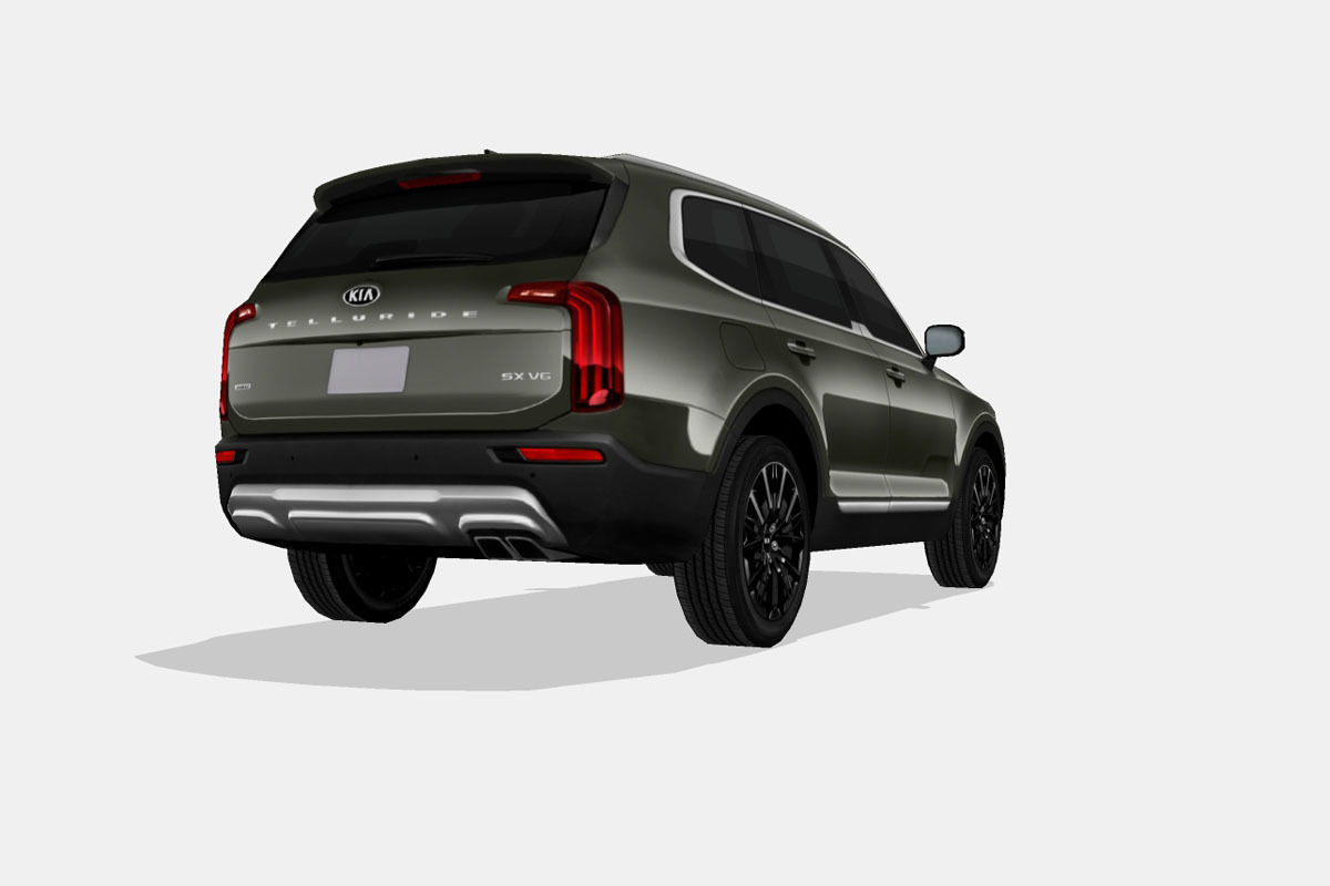 Kia Telluride 2020 Low-poly 3D model_16